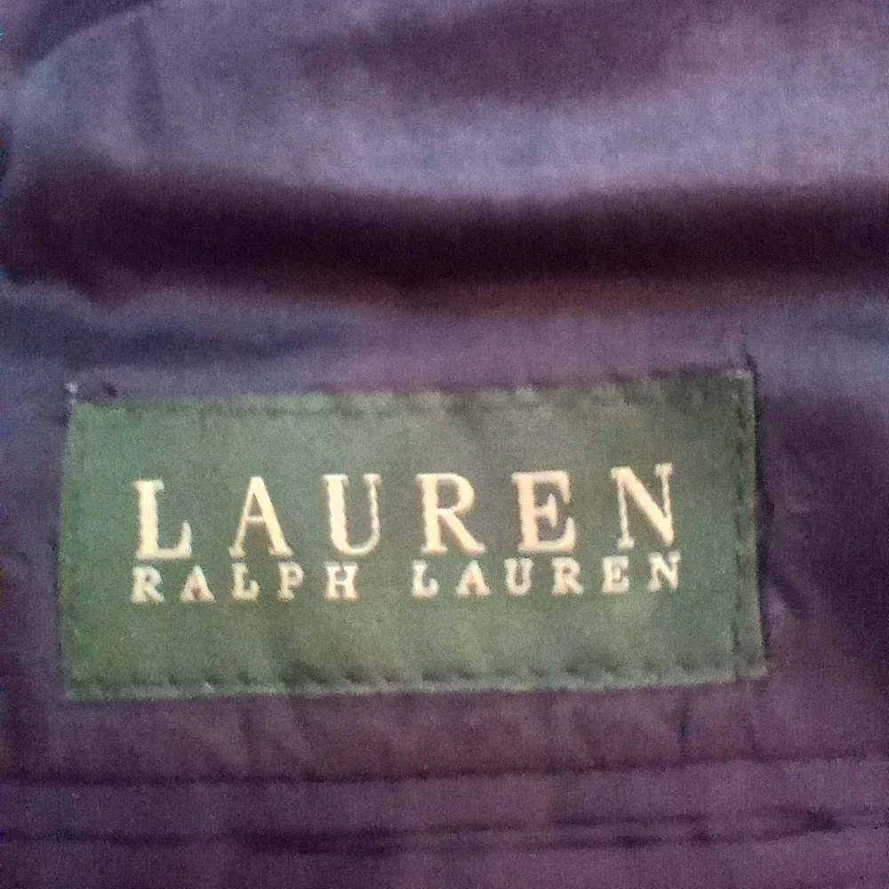 Lauren Ralph Lauren‎ Suit 3 Piece Blazer Vest Pants Dark Grey Single Breasted
